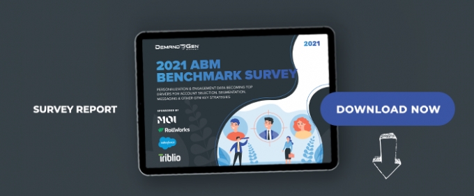 2021 ABM Benchmark Survey: Personalization &amp; Engagement Data Becoming Top Drivers For Account Selection, Segmentation, Messaging &amp; Other GTM Key Strategies