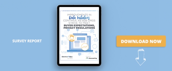 2019 Database Strategies &amp; Contact Acquisition Survey Report